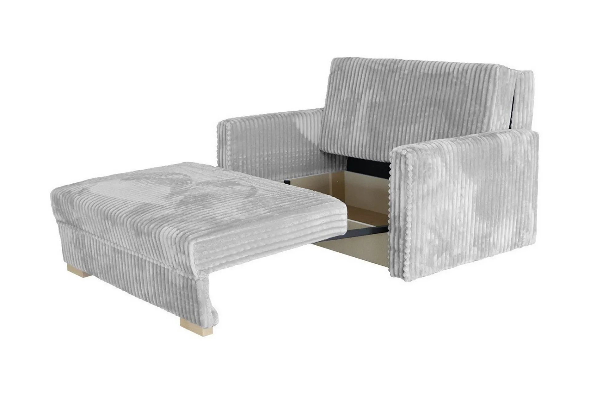 Velour Sofa & Fløyel Sofa|Sovesofaer-Denegal 2-seters Sovesofa Lysegrå