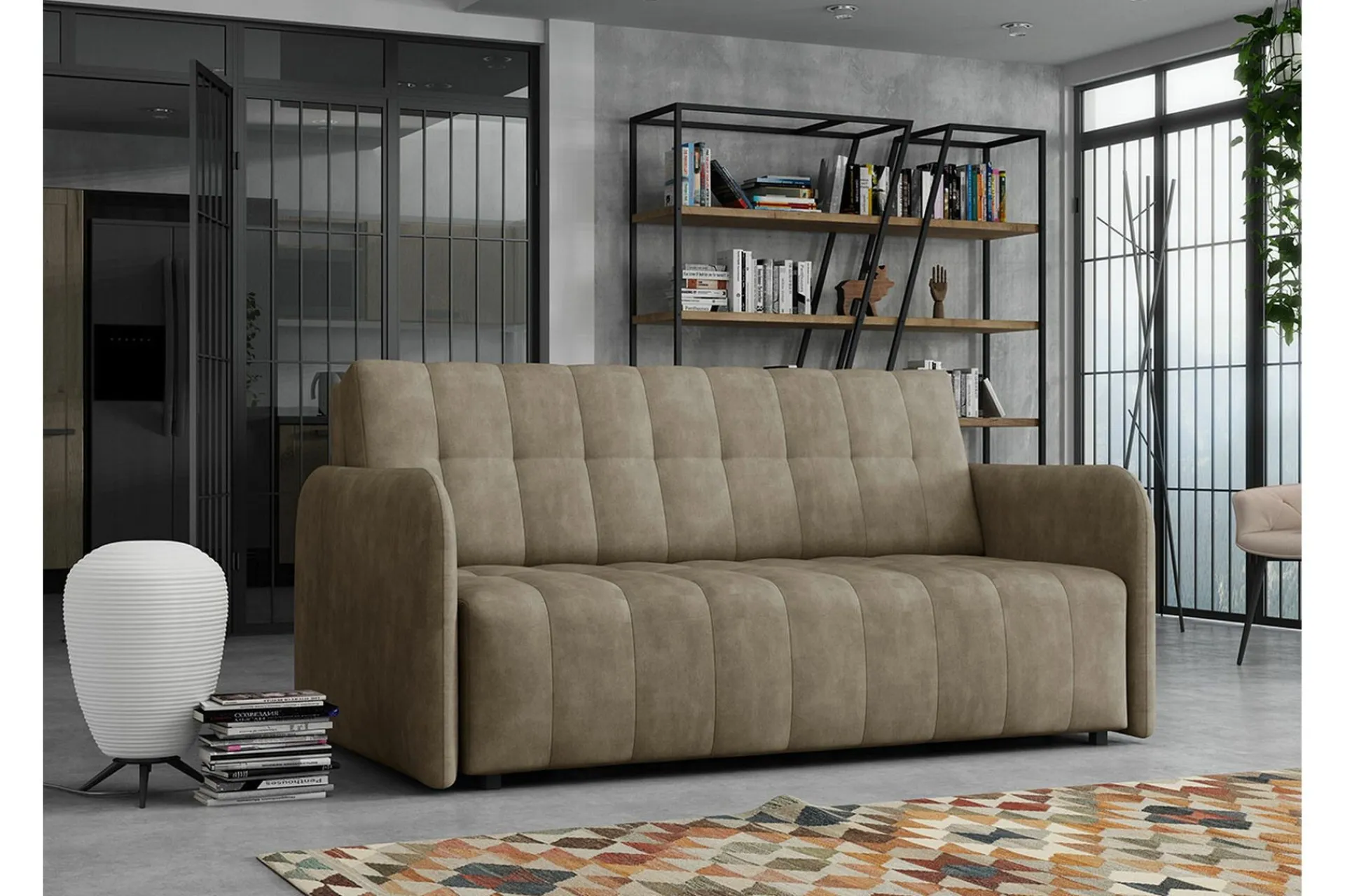 Sovesofaer-Denegal 3-sits Bäddsoffa Brown Brun