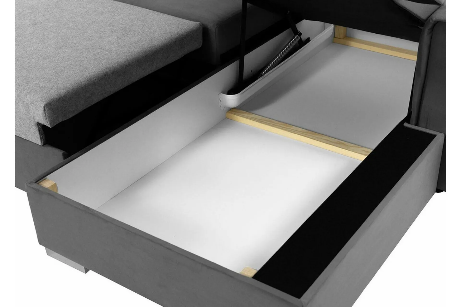 Sovesofaer-Denegal 3-sits Hörnbäddsoffa Black Svart