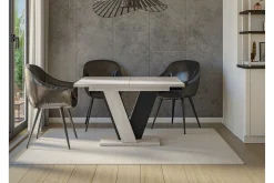 Spisebord & Kjøkkenbord-Denogal Matbord 90 cm Black Svart