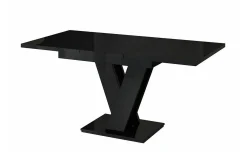 Denogal Matbord 80 cm Black high gloss