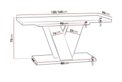 Denogal Spisebord 90 cm