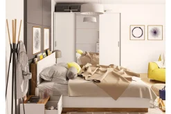 Møbelsett Til Soverom-Dentrona Møbelsett For Soverom Hvit,Beige