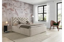 Sengeramme & Sengestamme|Seng Med Oppbevaring-Derry Sengeramme 160x200 cm Beige