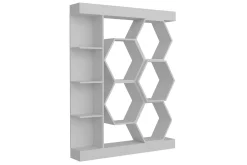 Bokhylle-Desgrar Bokhylle 140x177,4 cm Hvit