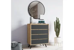 Entrekommode|Kommode-Desgrar Kommode 70x86 cm Brun