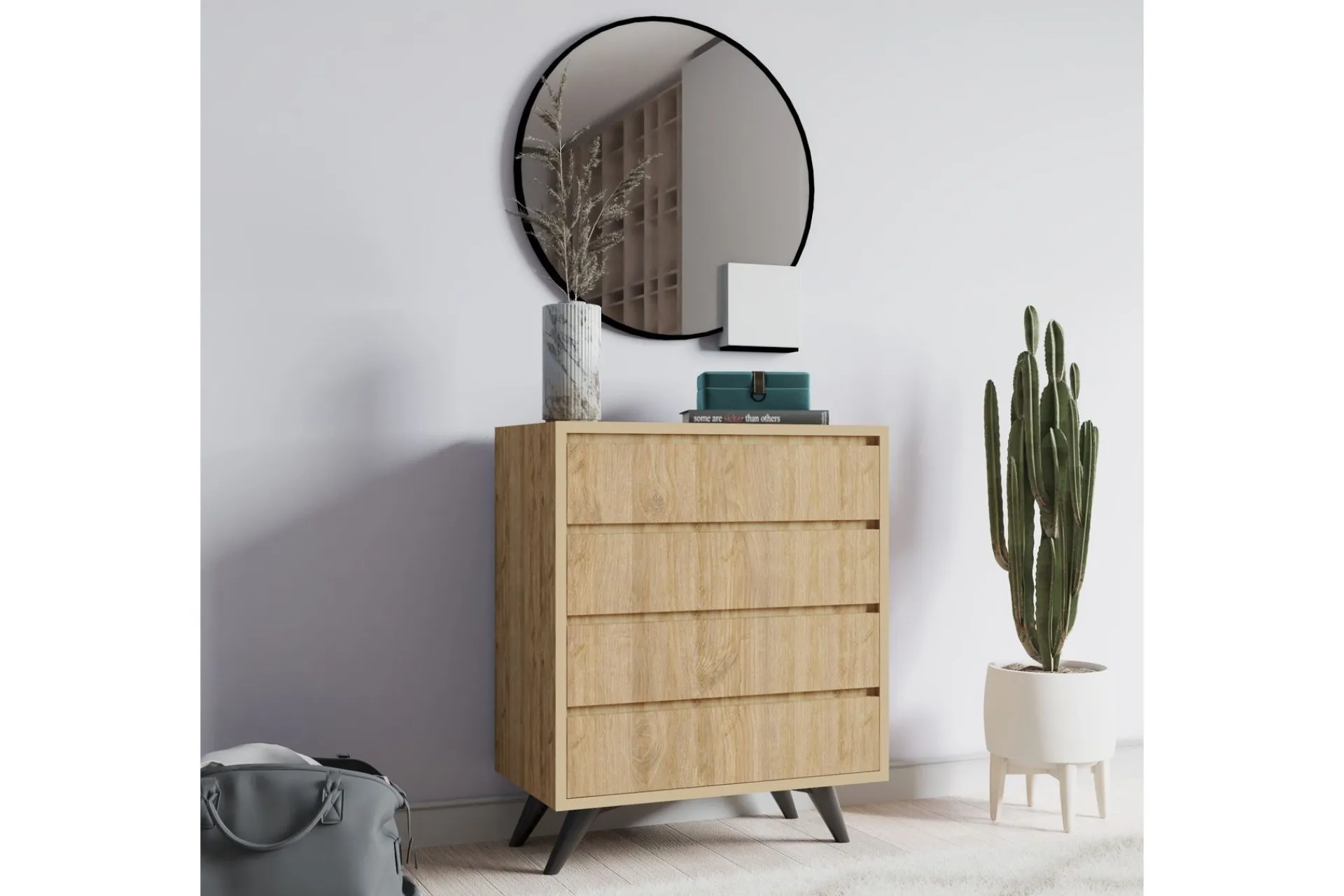 Gangoppbevaring|Kommode-Desgrar Kommode 70x86 cm Brun