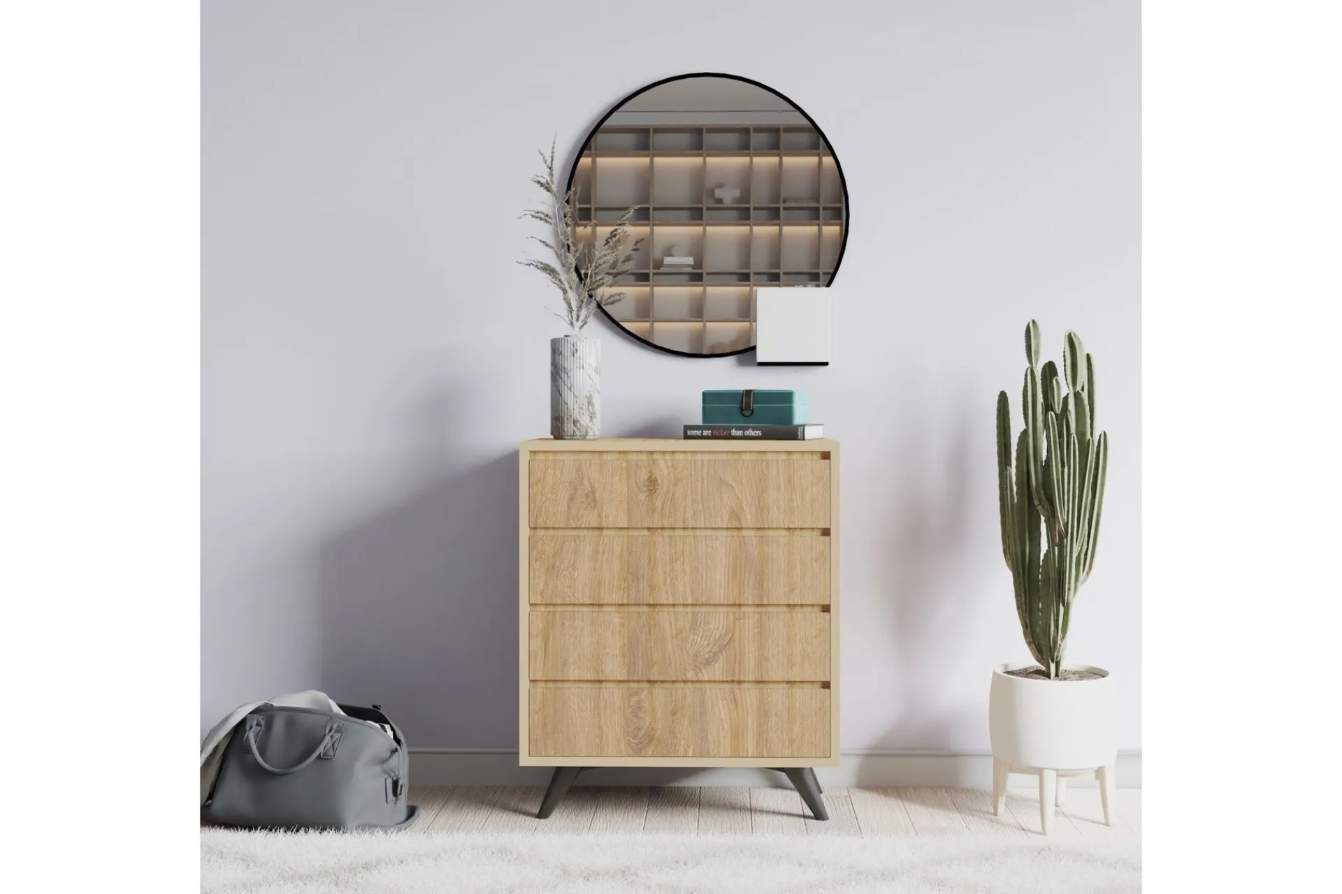 Gangoppbevaring|Kommode-Desgrar Kommode 70x86 cm Brun
