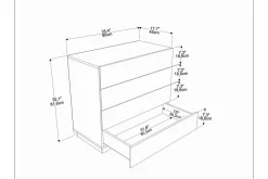 Kommode|Entrekommode-Desgrar Kommode 90x81,6 cm Hvit