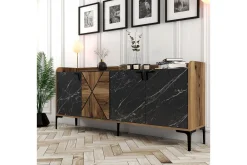 Gangbord|Avlastningsbord-Desgrar Konsollbord 180x78 cm Brun