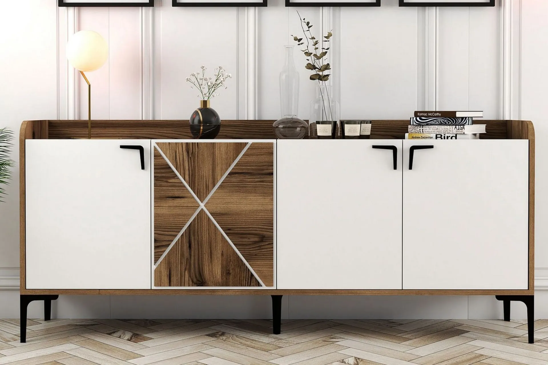 Gangbord|Avlastningsbord-Desgrar Konsollbord 180x78 cm Brun