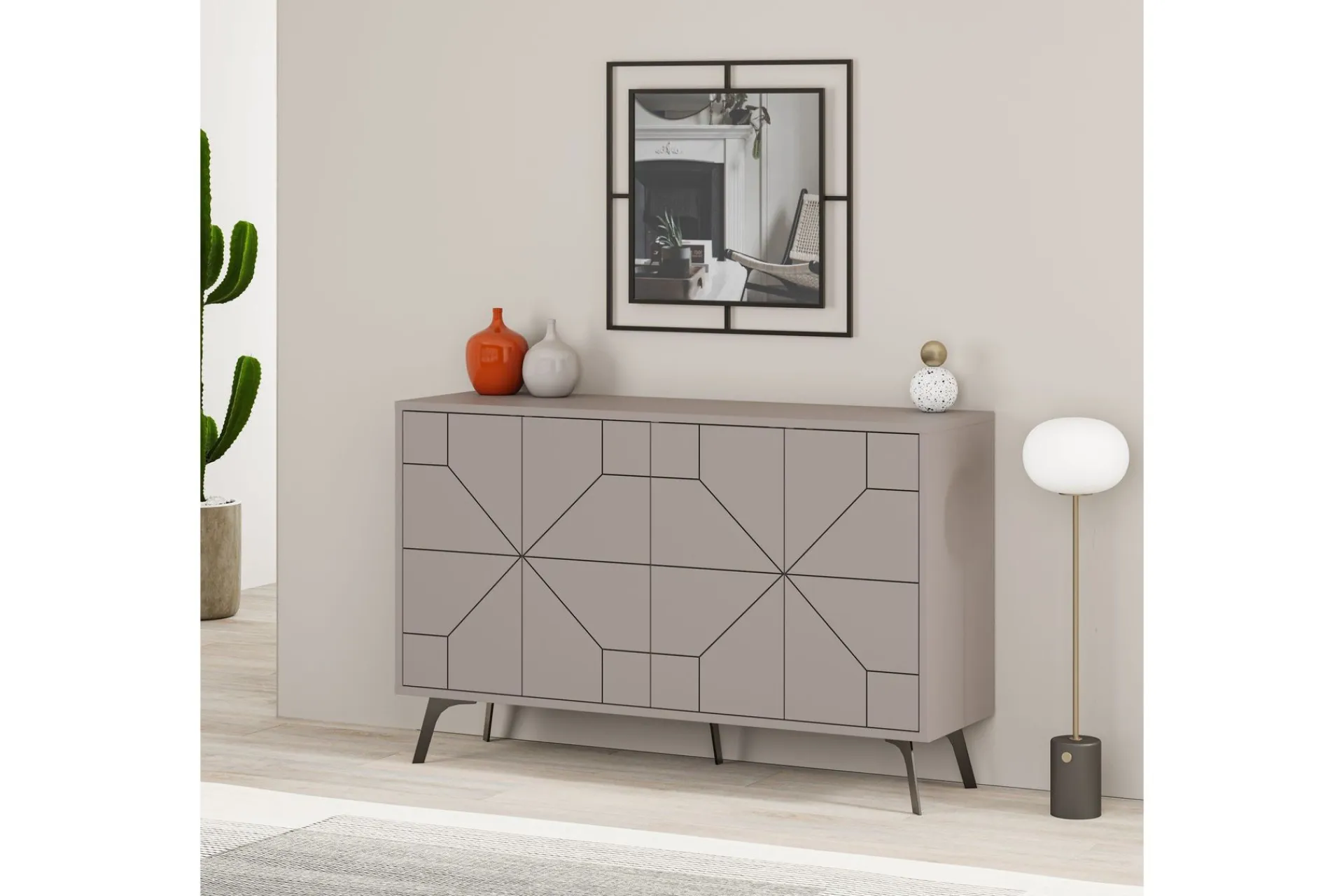 Gangbord|Avlastningsbord-Desgrar Konsollbord 123x62,4 cm Brun