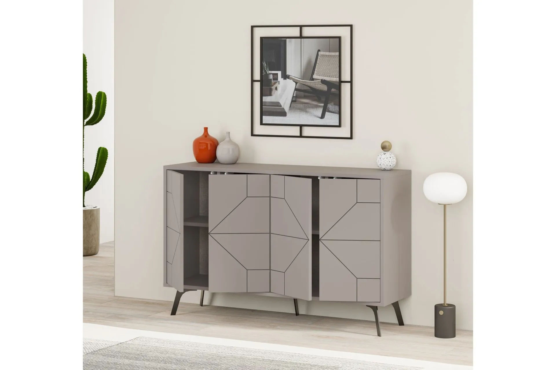Gangbord|Avlastningsbord-Desgrar Konsollbord 123x62,4 cm Brun