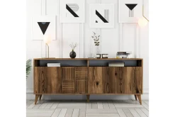 Gangbord|Avlastningsbord-Desgrar Konsollbord 180x78,6 cm Brun