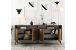 Gangbord|Avlastningsbord-Desgrar Konsollbord 180x78,6 cm Brun