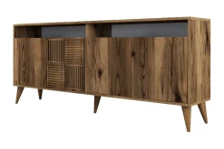 Gangbord|Avlastningsbord-Desgrar Konsollbord 180x78,6 cm Brun
