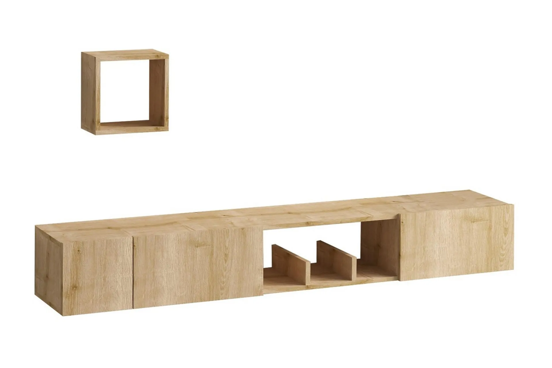 Tv-Møbelsett-Desgrar Tv-möbelset 180x25 cm Natur