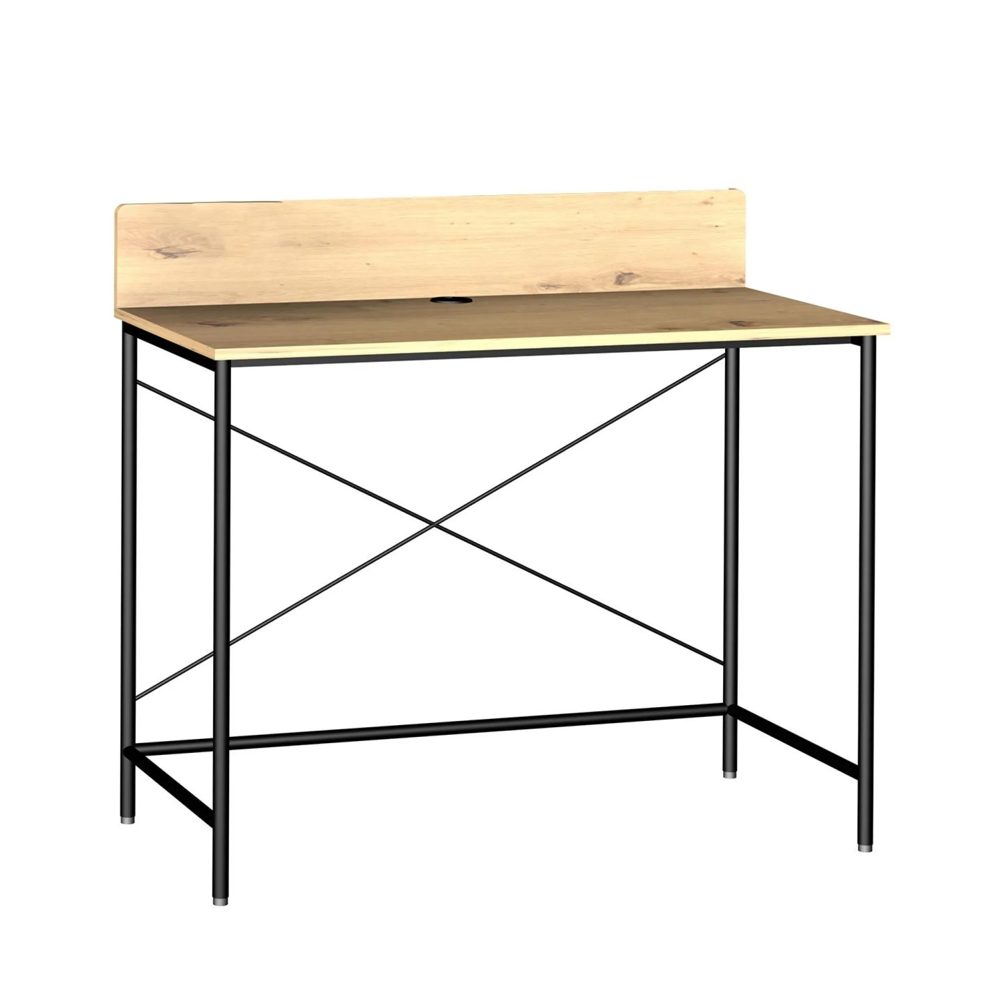 Kontorbord-Desk HOME4YOU ask / svart