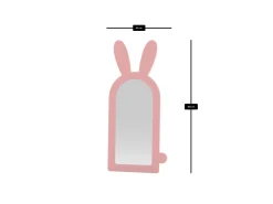 Gulvspeil|Speil Salg-Devik Gulvspeil 180 cm Rosa