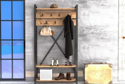 Møbelsett Til Gang & Entre|Møbelsett Til Gang & Entre-Devonne Entremøbel 90 cm Valnöt,Grey