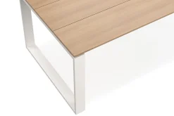 Comfort Garden Devon stort rektangulært utendørs spisebord 210x100 cm i aluminium