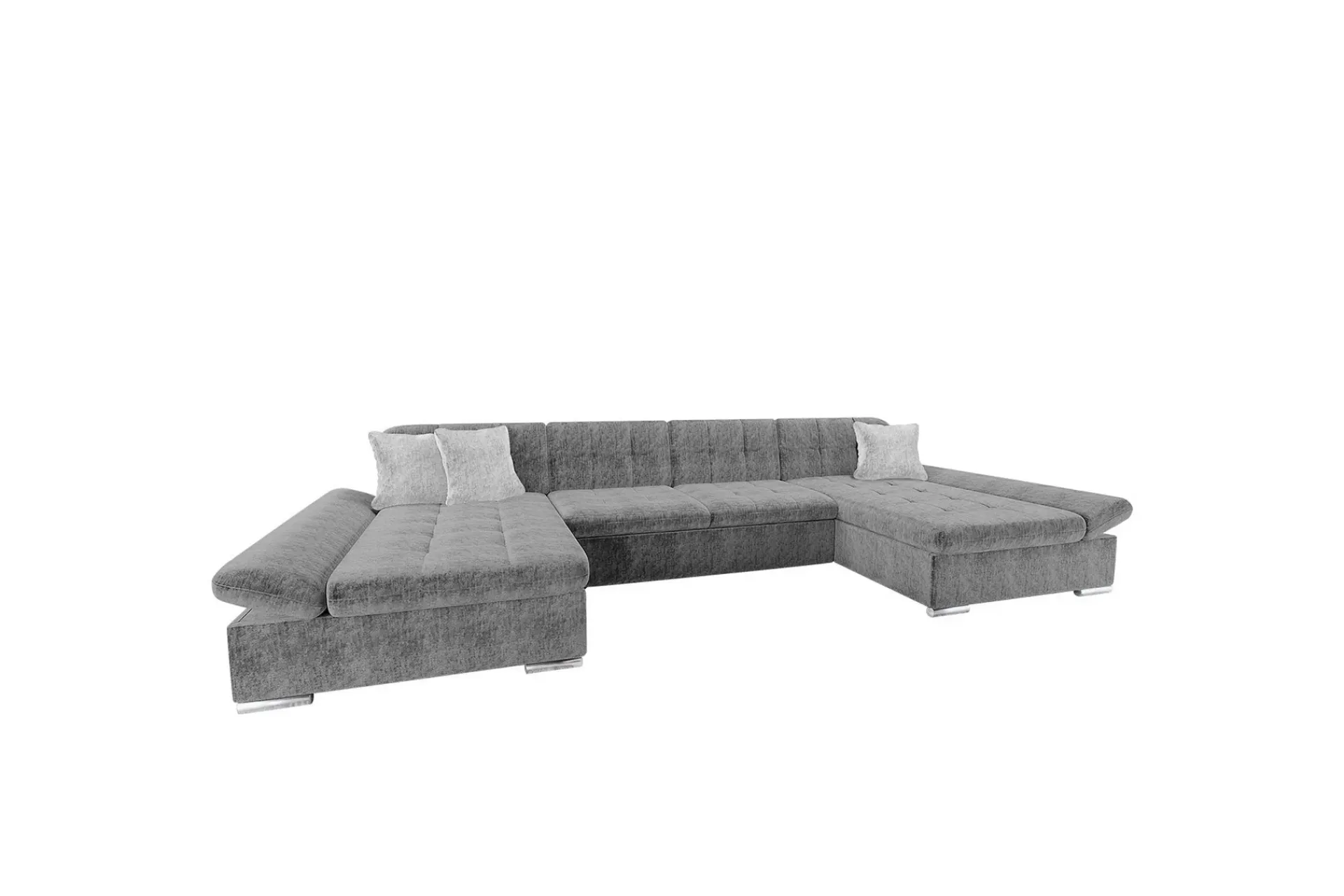 Velour Sofa & Fløyel Sofa-Dewitt Sovesofa m. Divan og Sjeselong Omi 5 + Omi 10