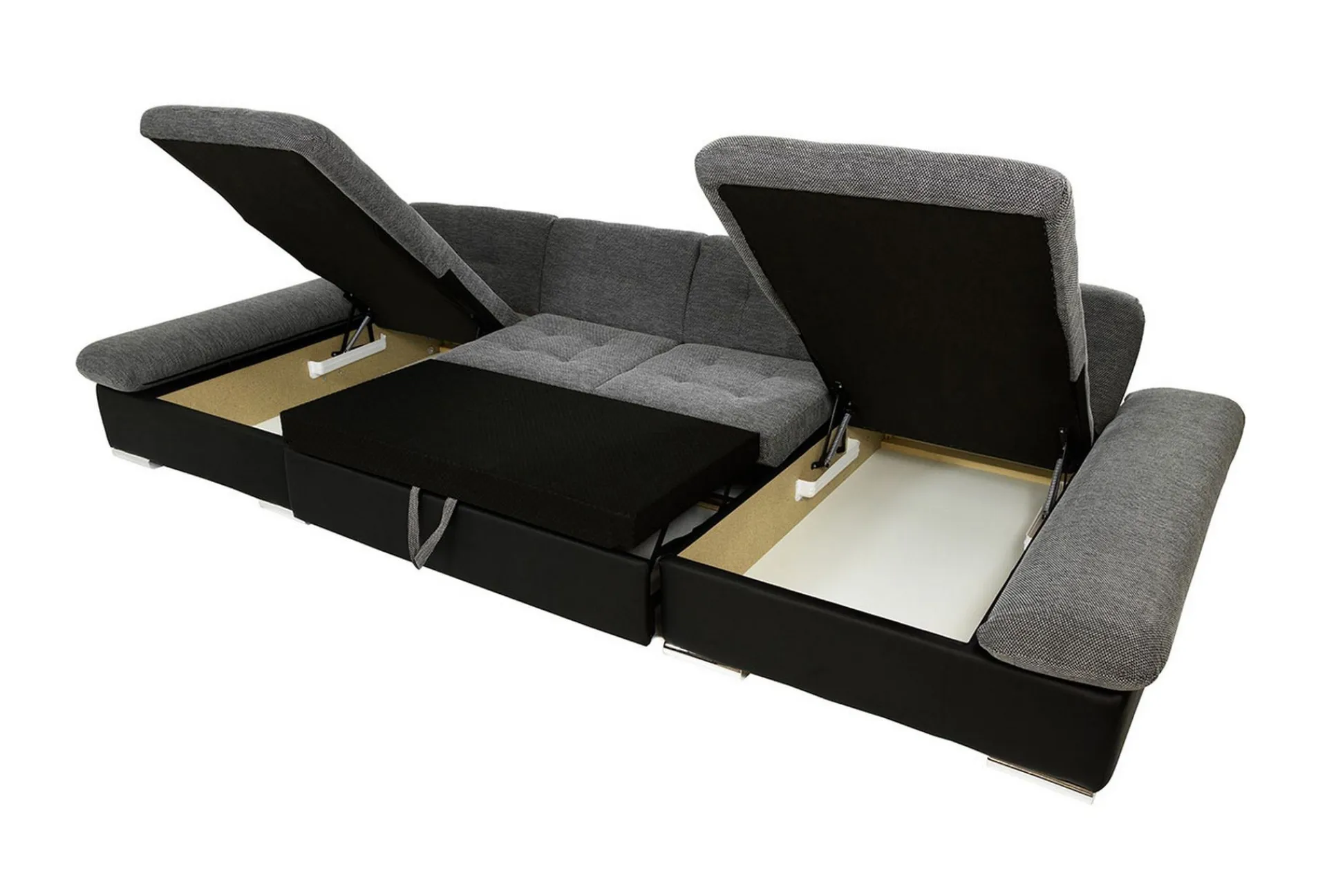 Velour Sofa & Fløyel Sofa-Dewitt Sovesofa m. Divan og Sjeselong Omi 5 + Omi 10