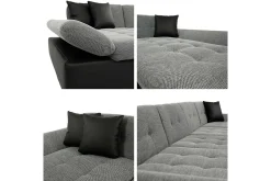 Velour Sofa & Fløyel Sofa-Dewitt Sovesofa m. Divan og Sjeselong Omi 5 + Omi 10