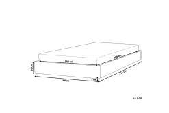 Bedly Sengeramme & Sengestamme-Dinan Dobbeltseng 160 | 200 cm Grey