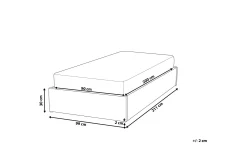 Bedly Sengeramme & Sengestamme-Dinan Dobbeltseng 90 | 200 cm Grey