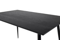 Venture Home Spisebord & Kjøkkenbord-Dipp Spisestol 180 cm Svart