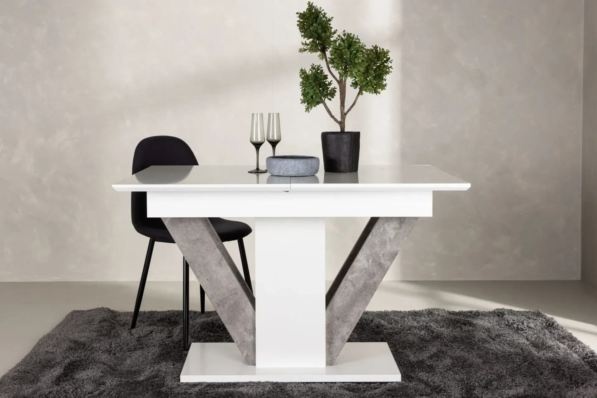 Venture Home Spisebord & Kjøkkenbord-Disa Spisebord 120x80 cm Hvit