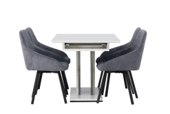 Venture Home Disa Spisegruppe 120 cm Rektangulær med 4 Rosie Stoler