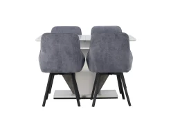 Venture Home Disa Spisegruppe 120 cm Rektangulær med 4 Rosie Stoler