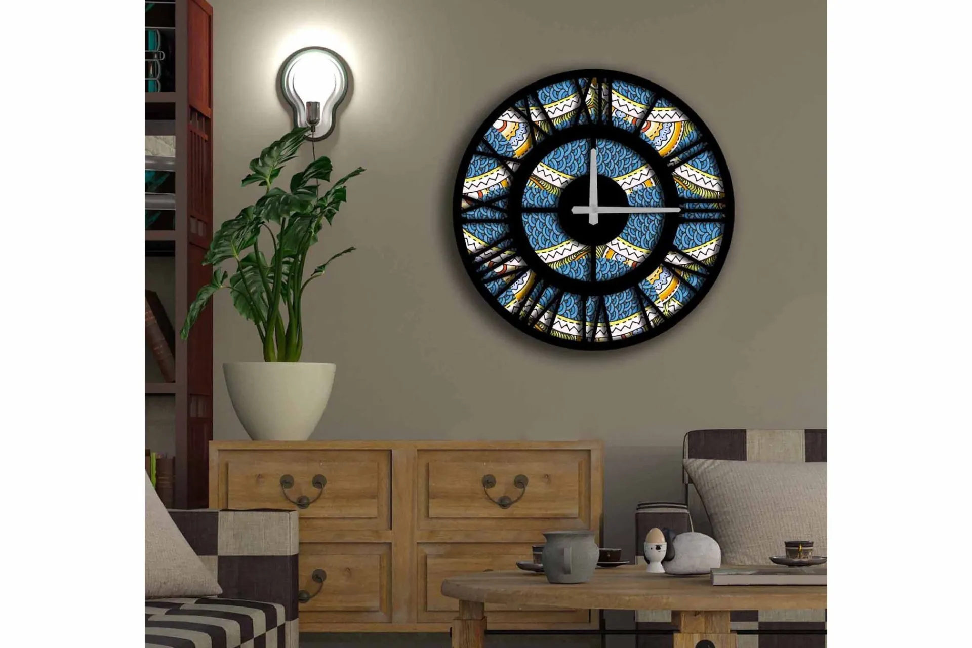 Diyadin Dekorklokke 50 cm Rund