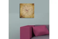 Veggklokke-Diyadin Dekorklokke 40x40 cm Flerfärgad