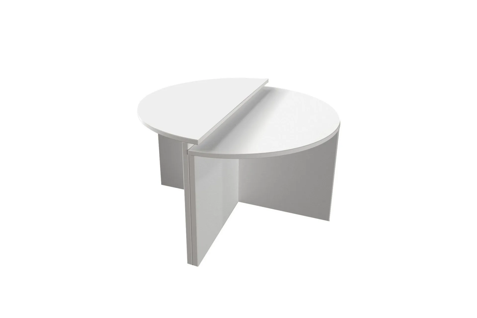 Avlastningsbord|Sofabord-Dolcer Sofabord 70 cm Hvit