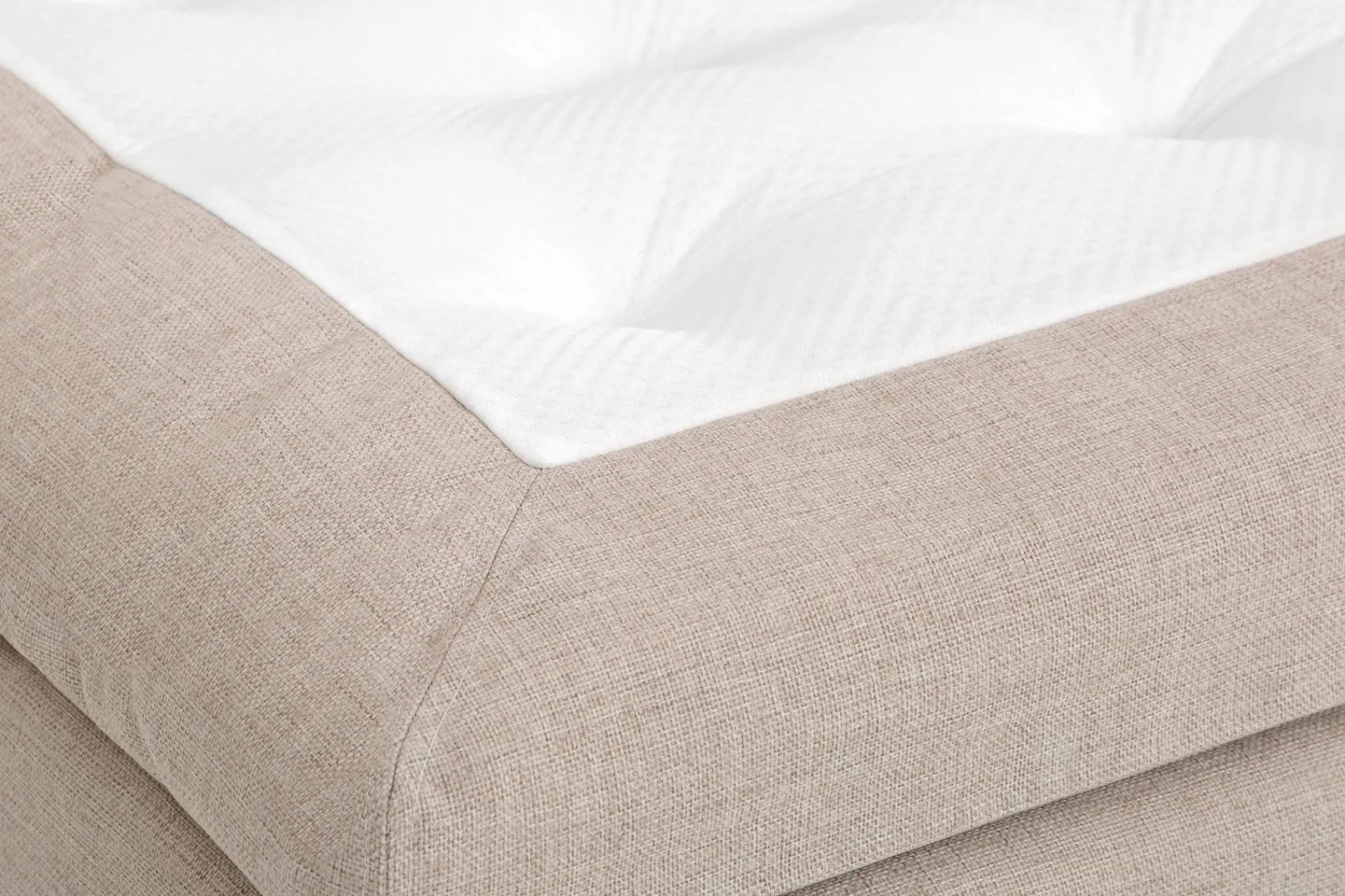 Bedly Madrasser-Dolly Overmadrass 160 Latex Beige Beige,Hvit