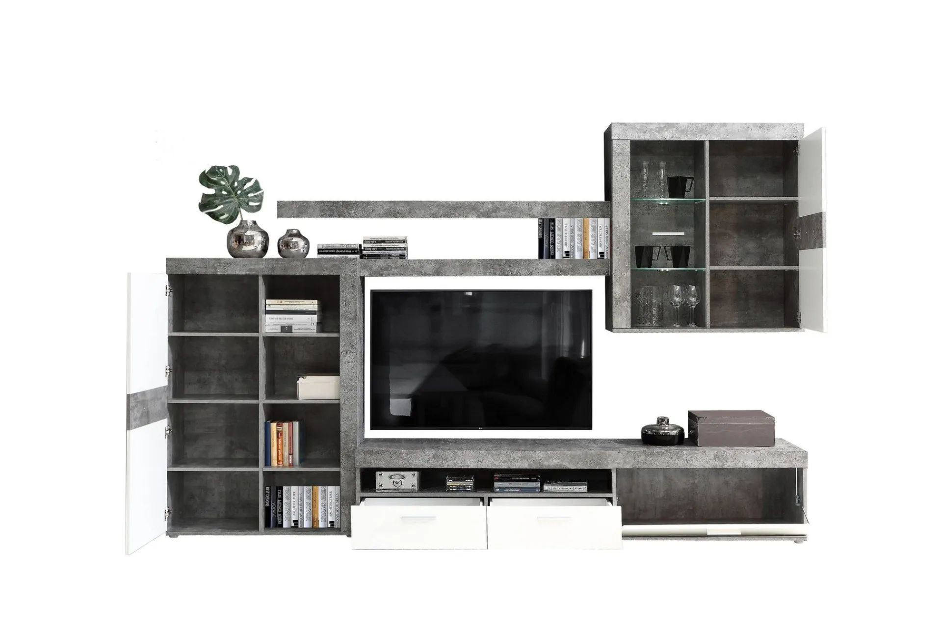 Dolnis Tv-møbelsett 41x300 cm