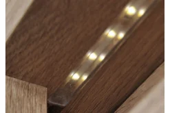 Kontorbord-Domardon Skrivebord 130 cm med Oppbevaring 2 Skap Hvit,tre