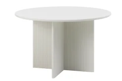 Spisebord & Kjøkkenbord-Donald Spisebord 110 cm Rundt Lysegrå