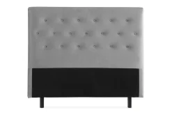 Sengetilbehør & Sengegavl-Donte Sengegavl 140 cm Button Grey