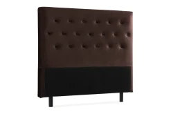 Sengetilbehør & Sengegavl-Donte Sengegavl 120 cm Button Brun