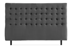 Sengetilbehør & Sengegavl-Donte Sengegavl 180 cm Square Mørkegrå