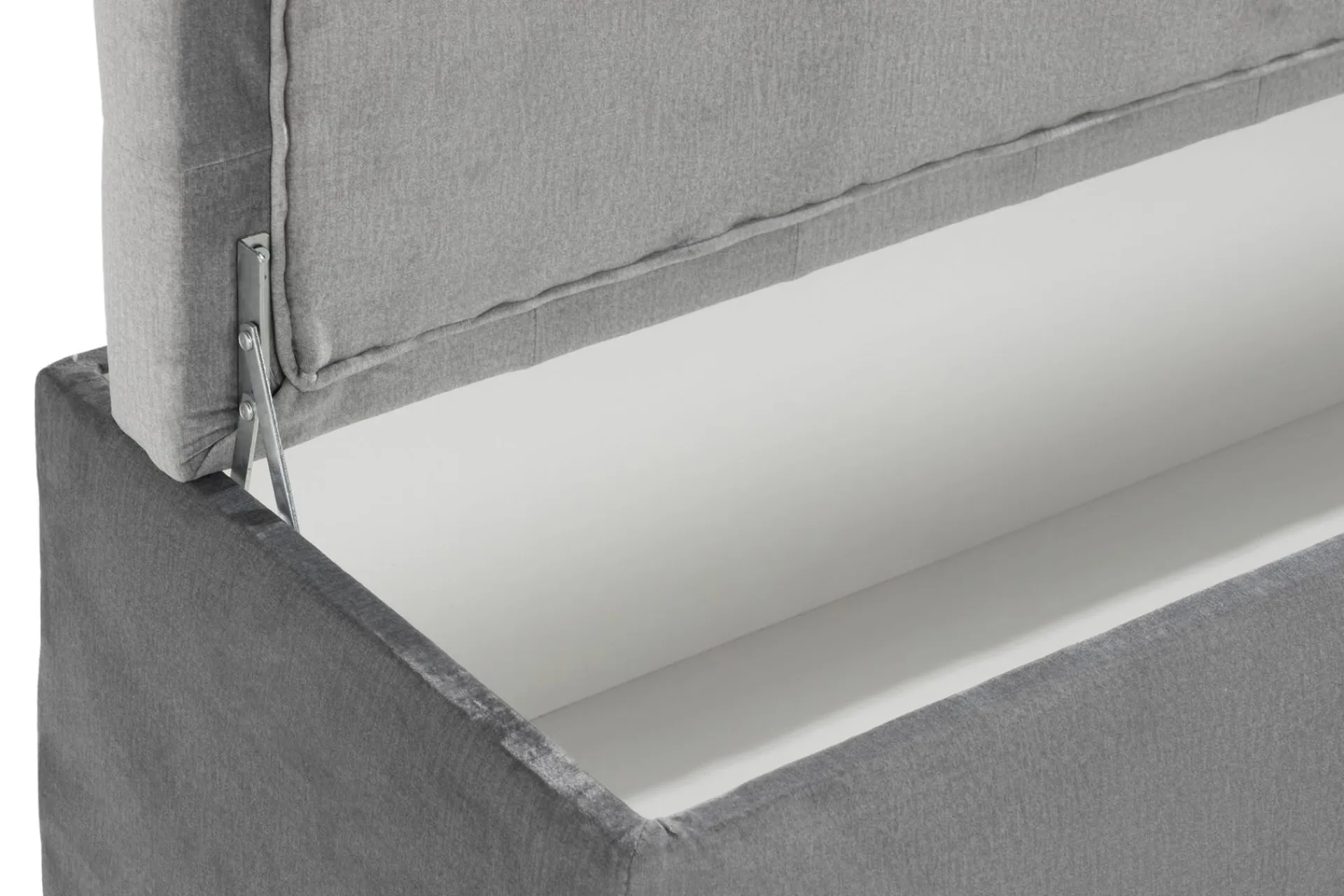 Sengetilbehør & Sengegavl-Donte Sengekiste 140 cm Square Grey