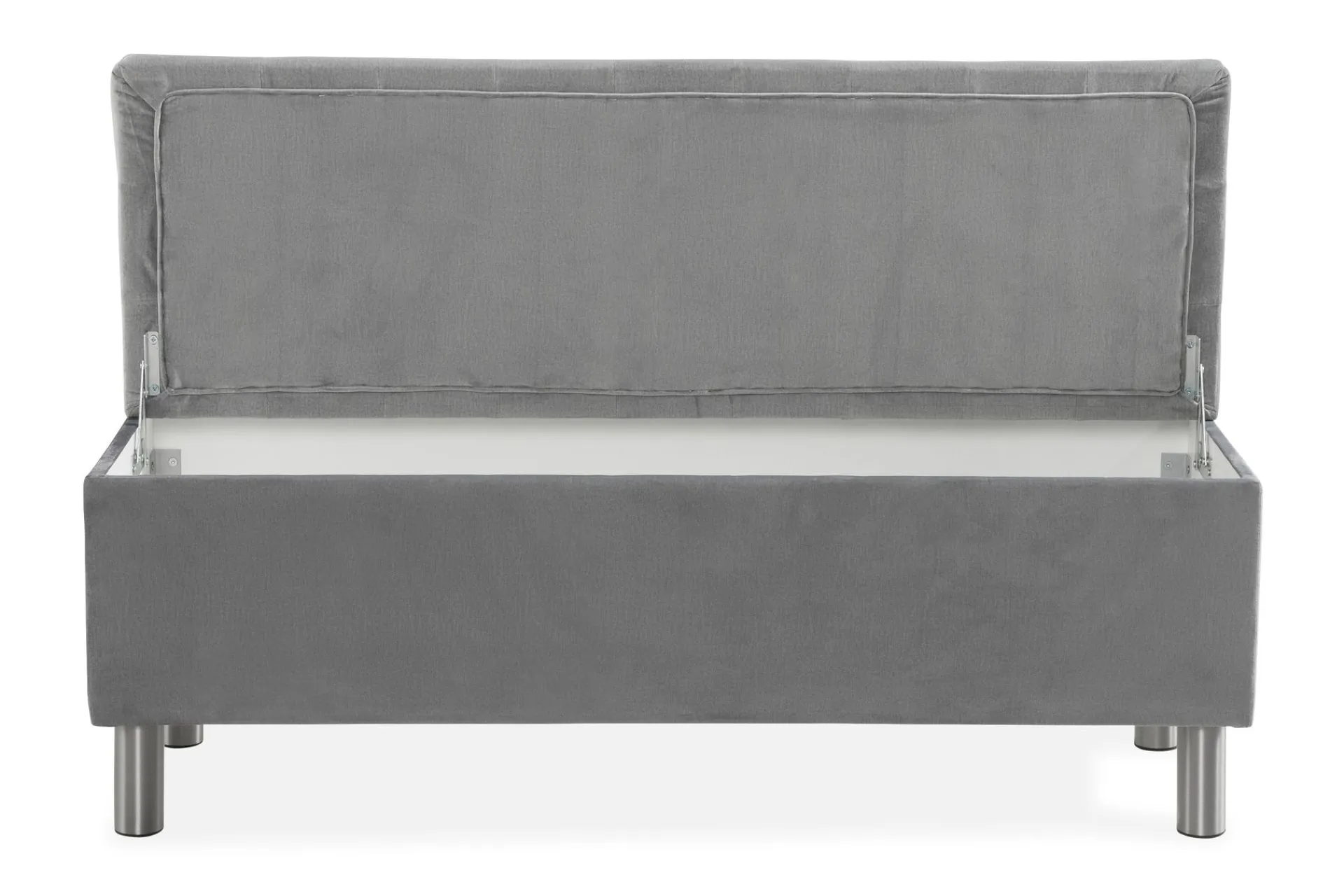 Sengetilbehør & Sengegavl-Donte Sengekiste 140 cm Square Grey