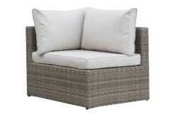 Comfort Garden Loungesett|Loungesett-Dramilo loungegruppe i kunstrotting med bord og puter Beige