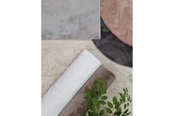 KM Home Moderne Tepper-Dream Ryematte Grå 200 cm Rund Grey