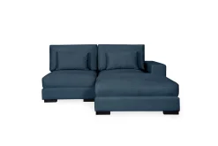 Scandinavian Choice Velour Sofa & Fløyel Sofa-Dubai divansofa høyre fløyel ekstra dyp Blå