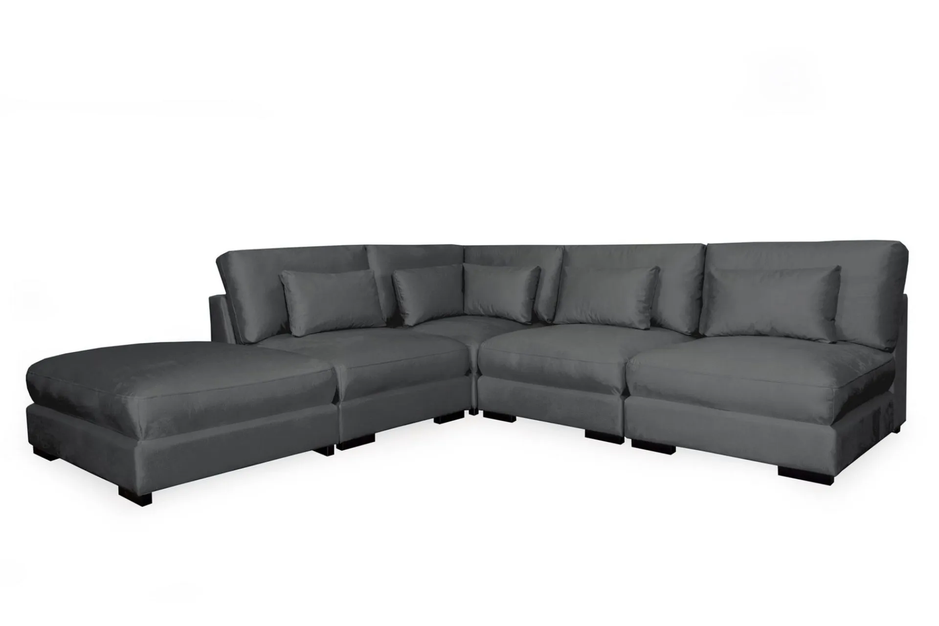 Scandinavian Choice Dubai sjeselongsofa høyre fløyel ekstra dyp